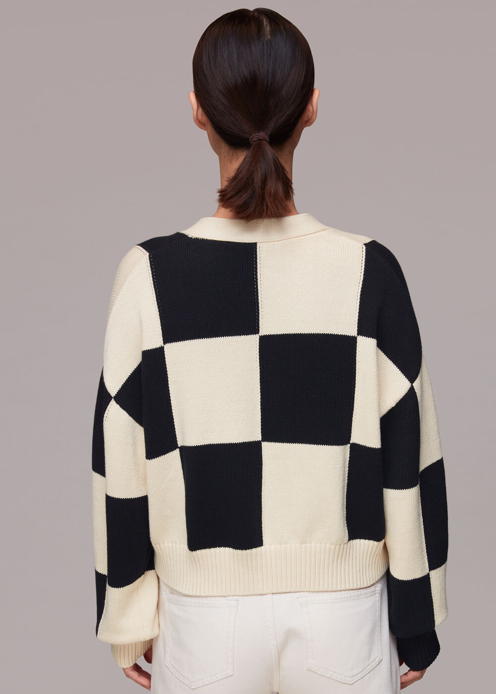 Check Cardigan