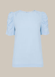 Nelly Shell Top Pale Blue