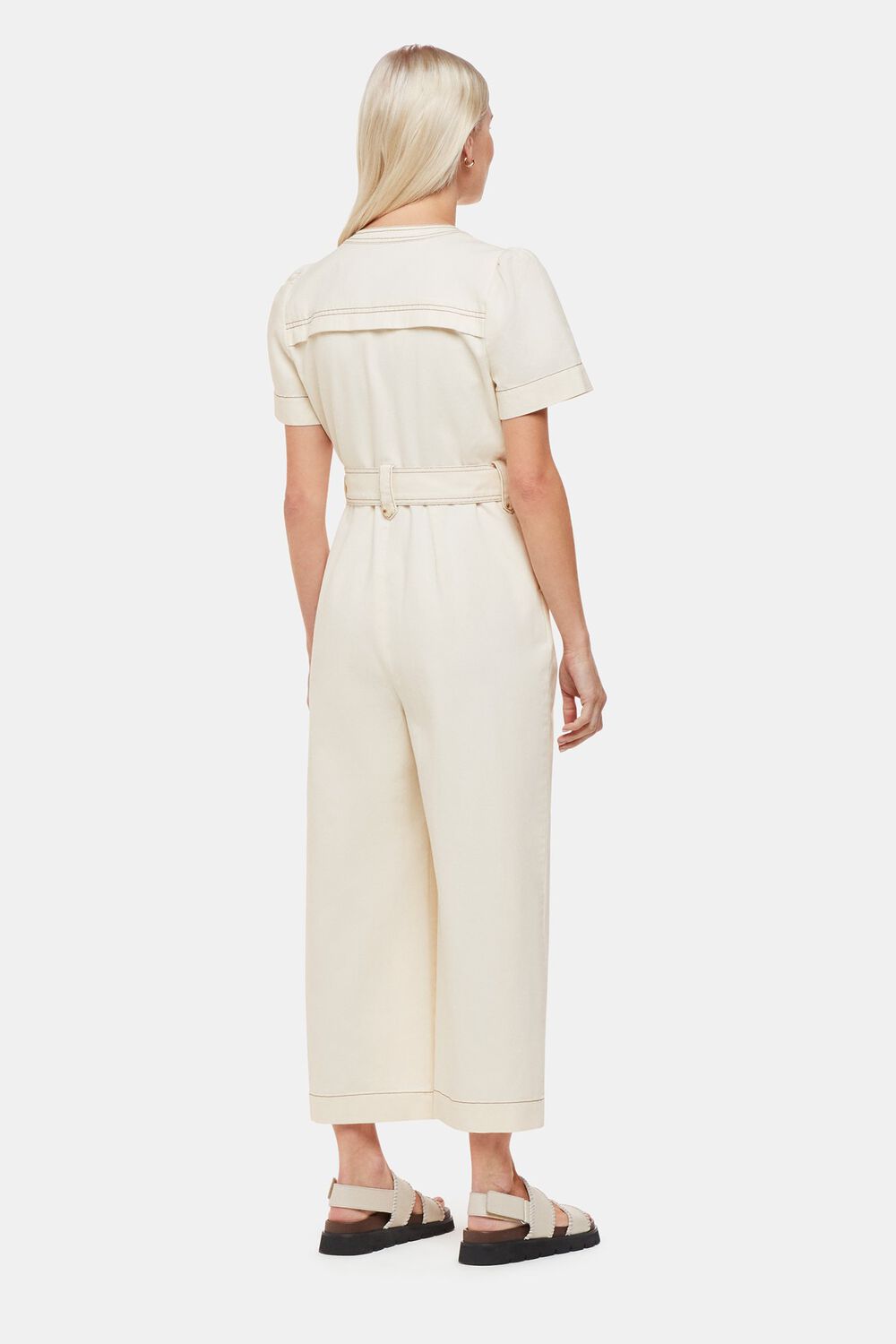 Petite Alana Denim Jumpsuit