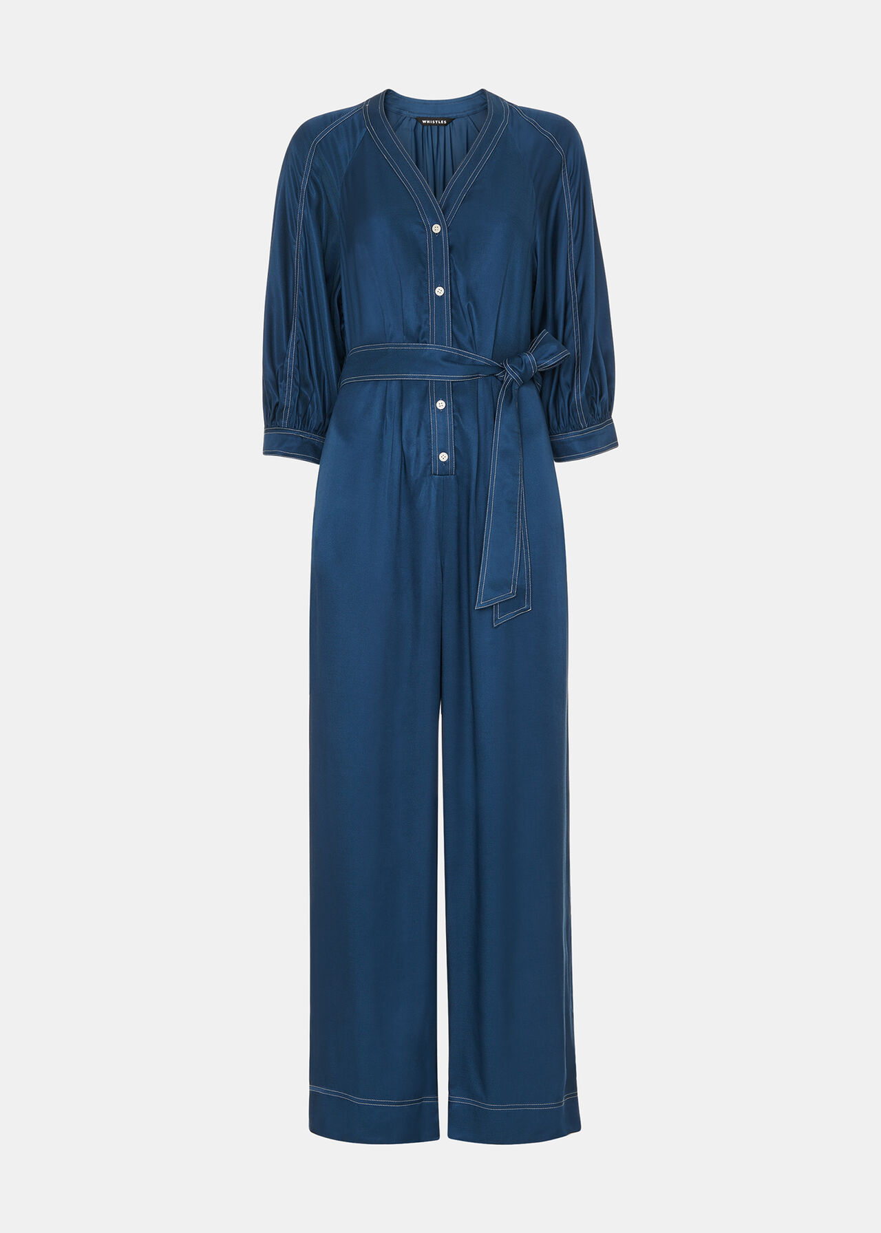 Mabel Topstitch Jumpsuit