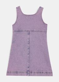 Acid Wash Pinafore Dress