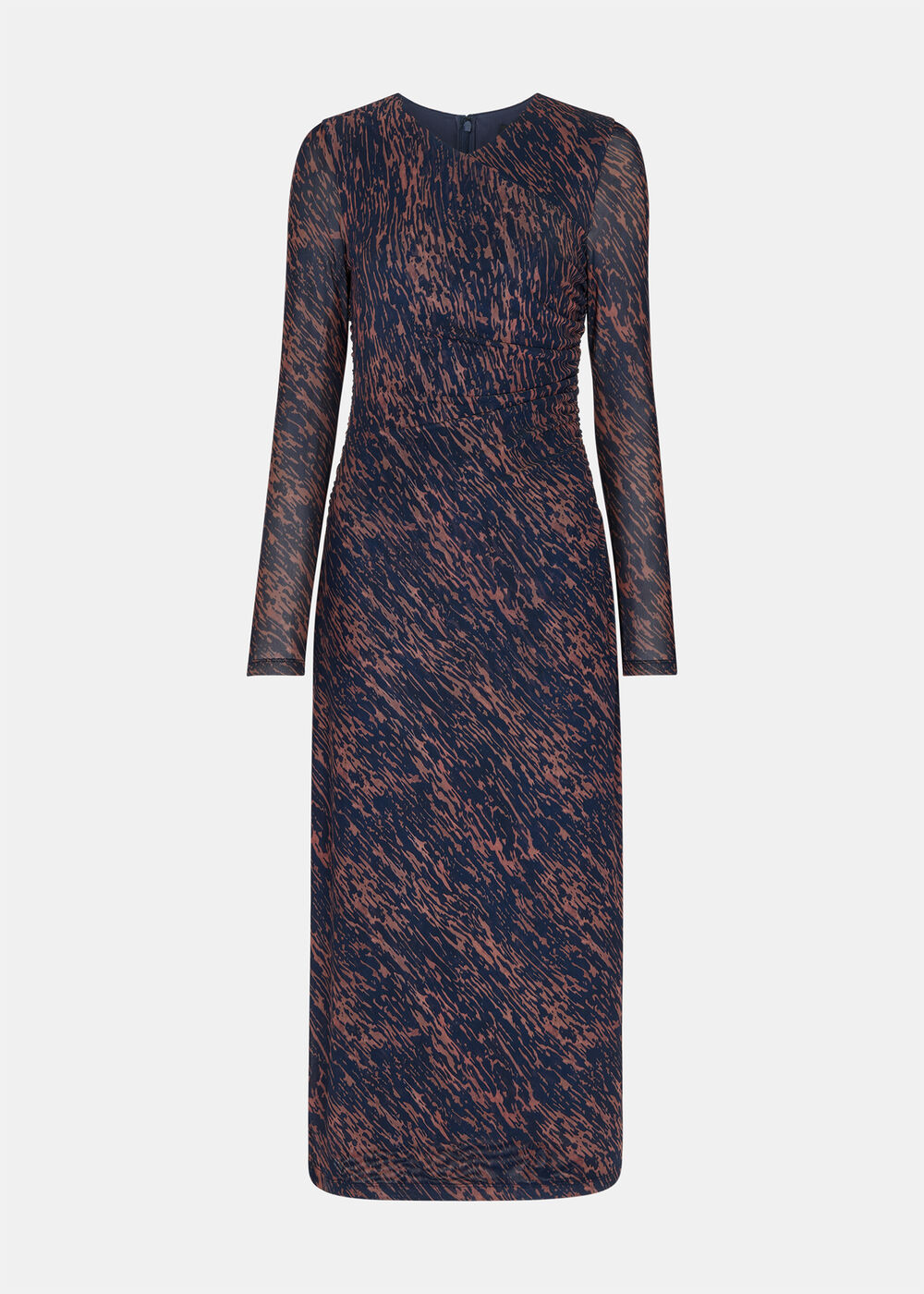 Abstract Marks Mesh Dress