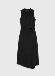 Ruched Halter Jersey Dress