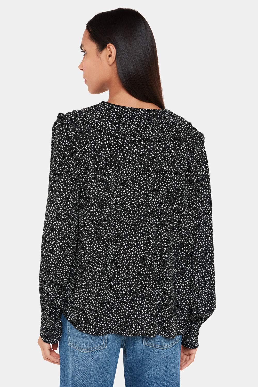 Scattered Y Saskia Collar Top