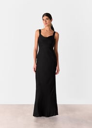 Thea Cowl Satin Maxi Dress