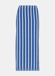 Eliza Stripe Printed Skirt