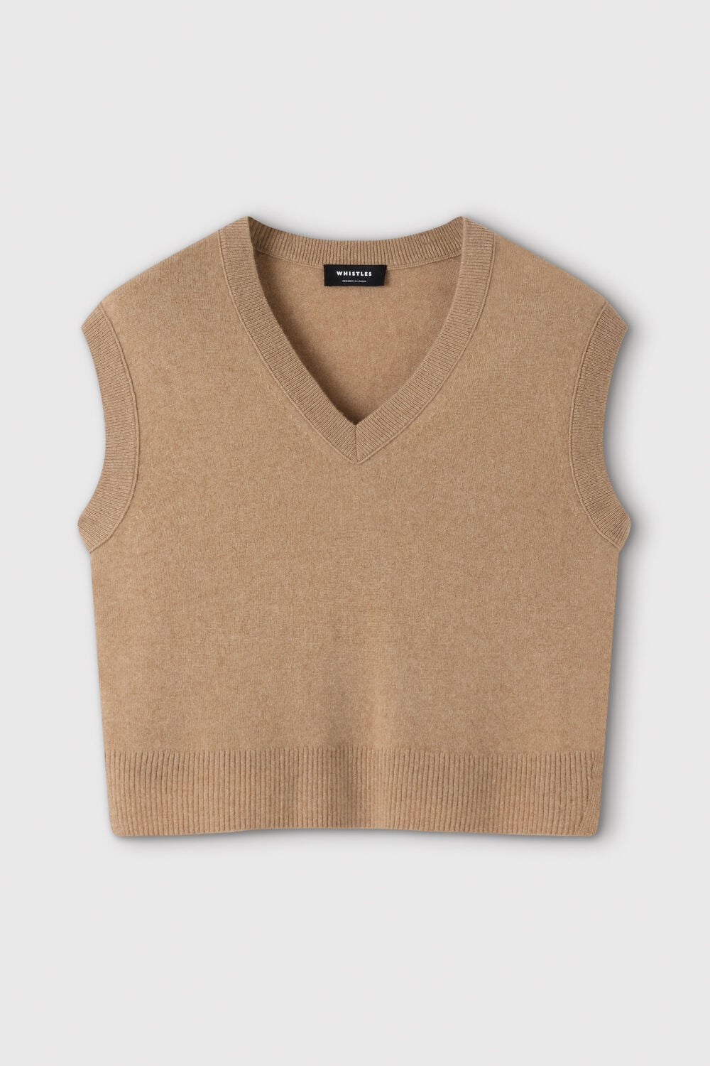 Cashmere V Neck Tank