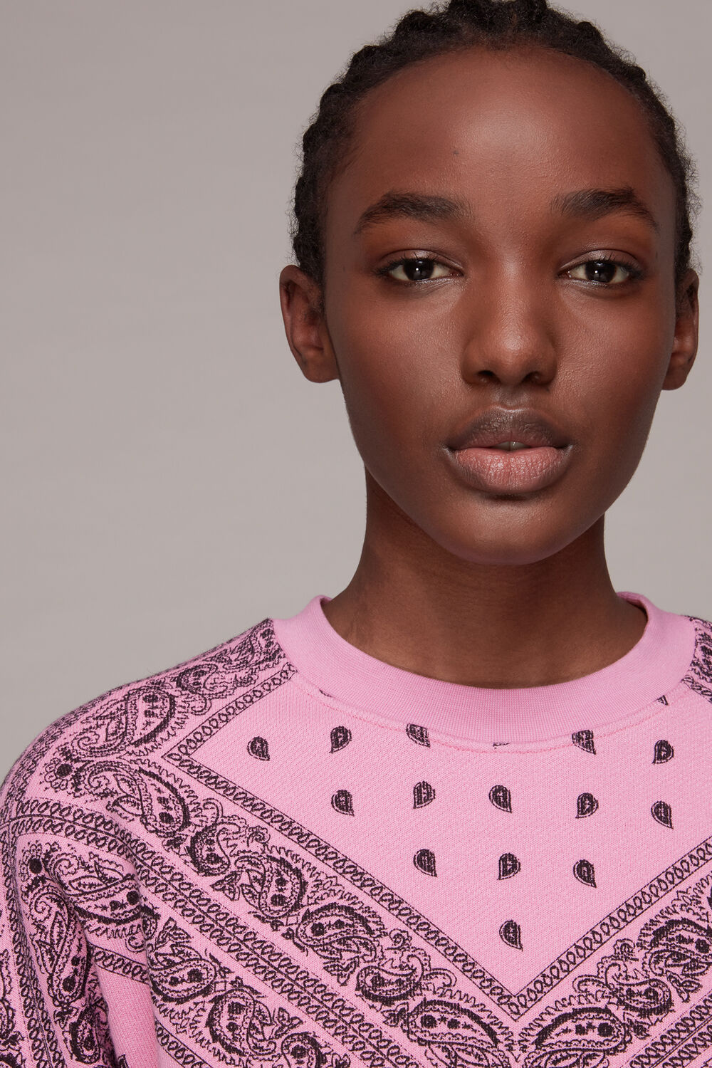 Bandana Printed Sweatshirt