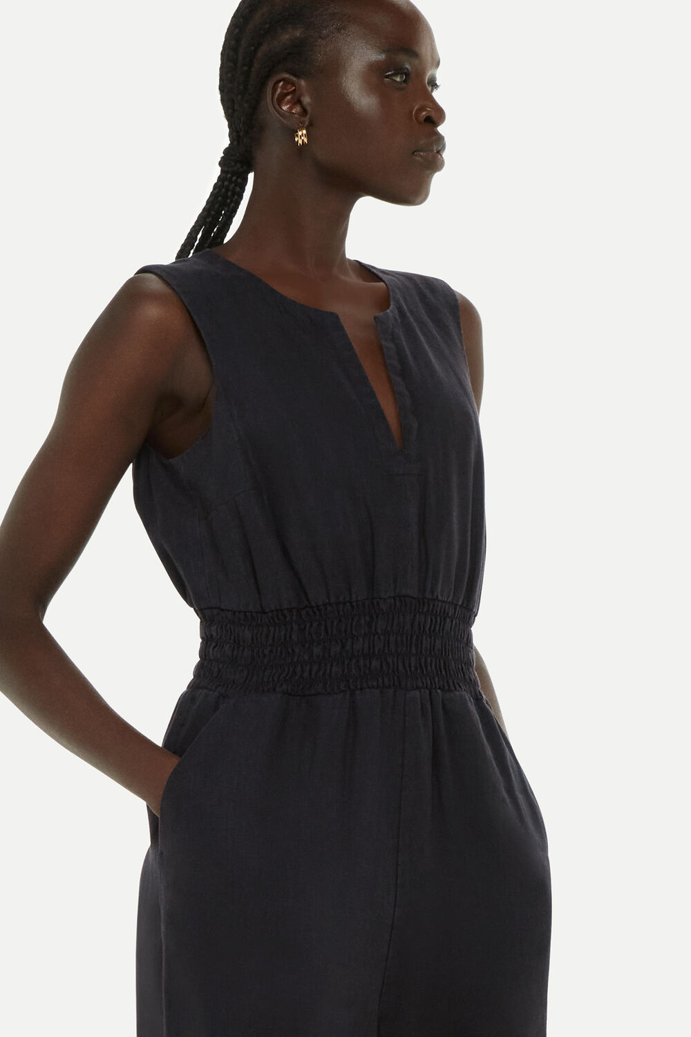 Petite Danny Linen Jumpsuit