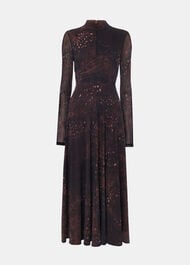 Spotted Animal Mesh Dress
