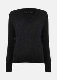 Annie Sparkle V Neck Knit