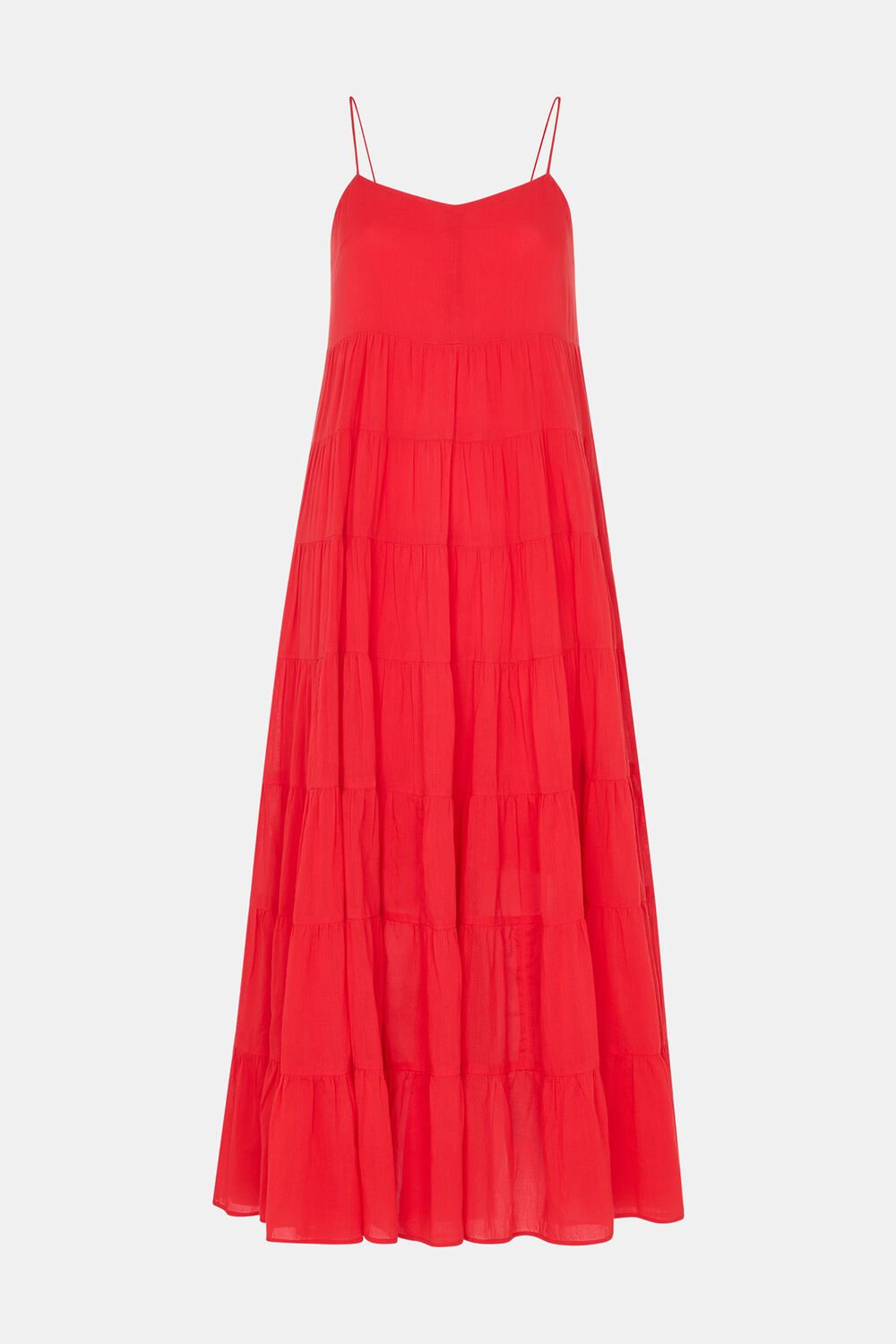 Cotton Tiered Maxi Sun Dress