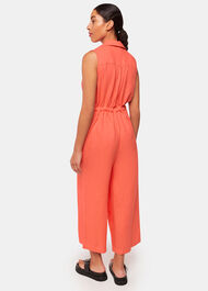 Bella Linen Wrap Jumpsuit