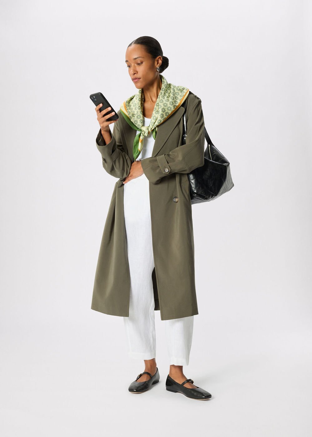 Petite Riley Trench Coat