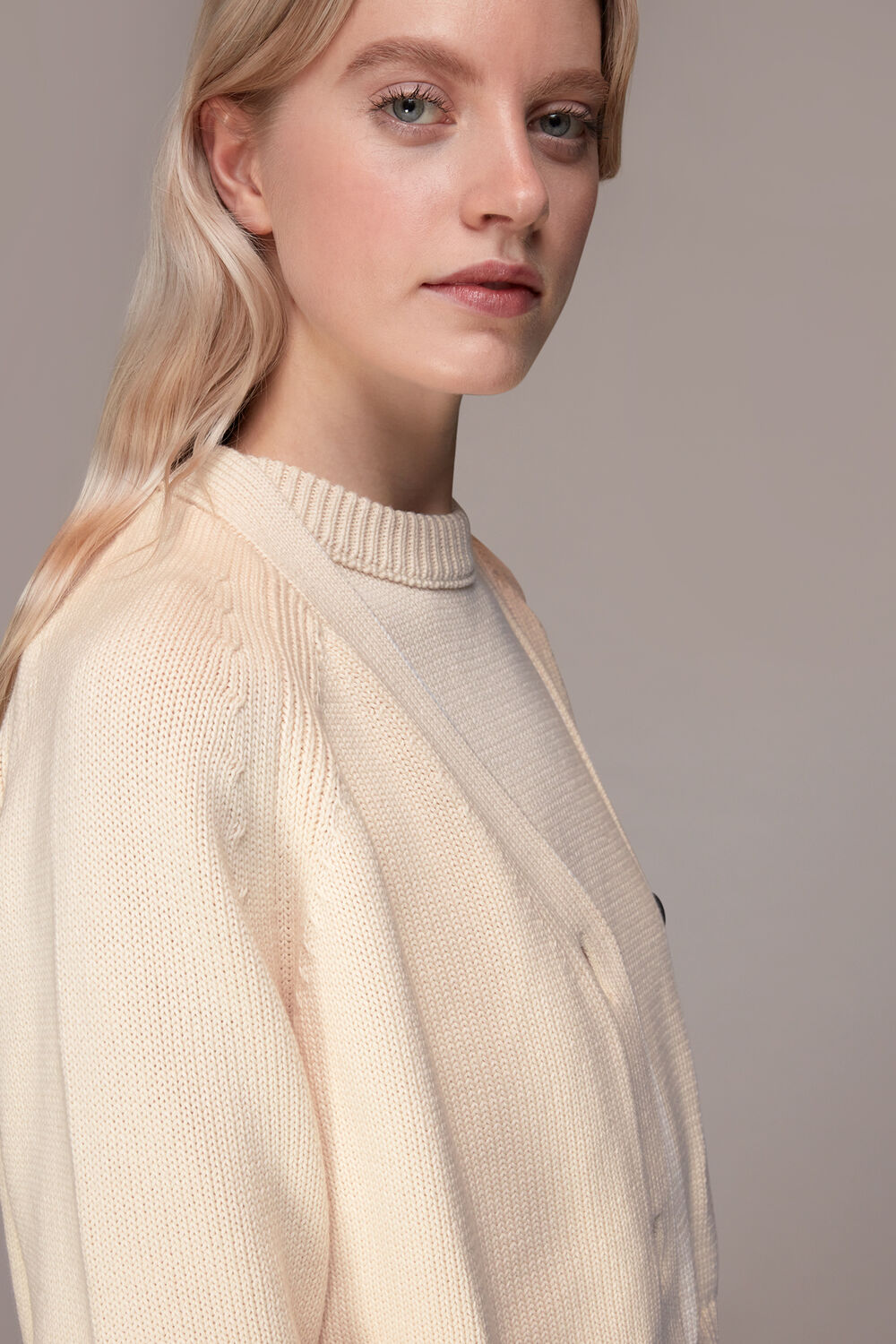 Karine Rib Detail Cardigan