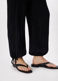 Balloon Tie Hem Trousers