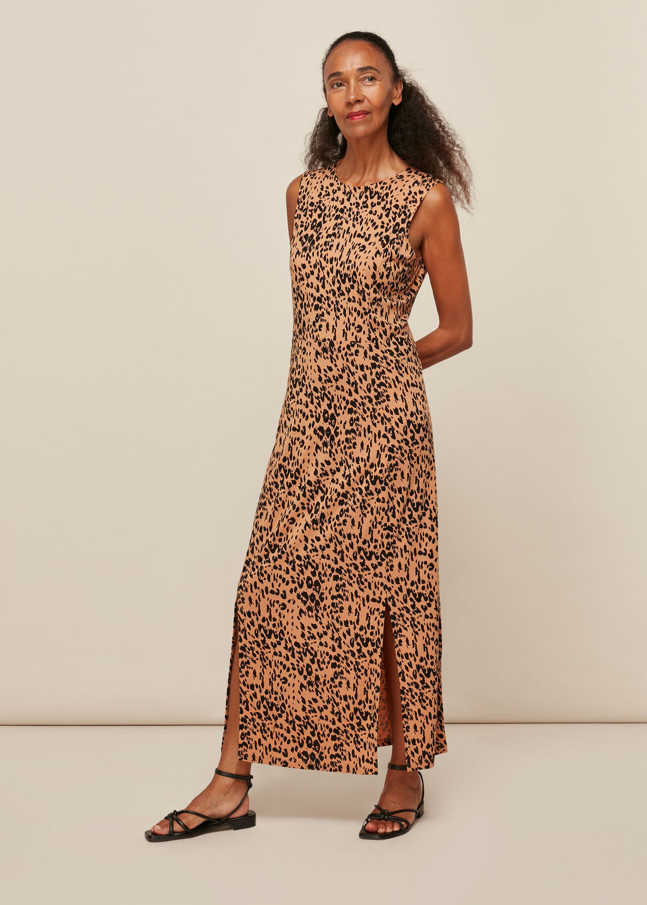 Jersey Safari Print Dress