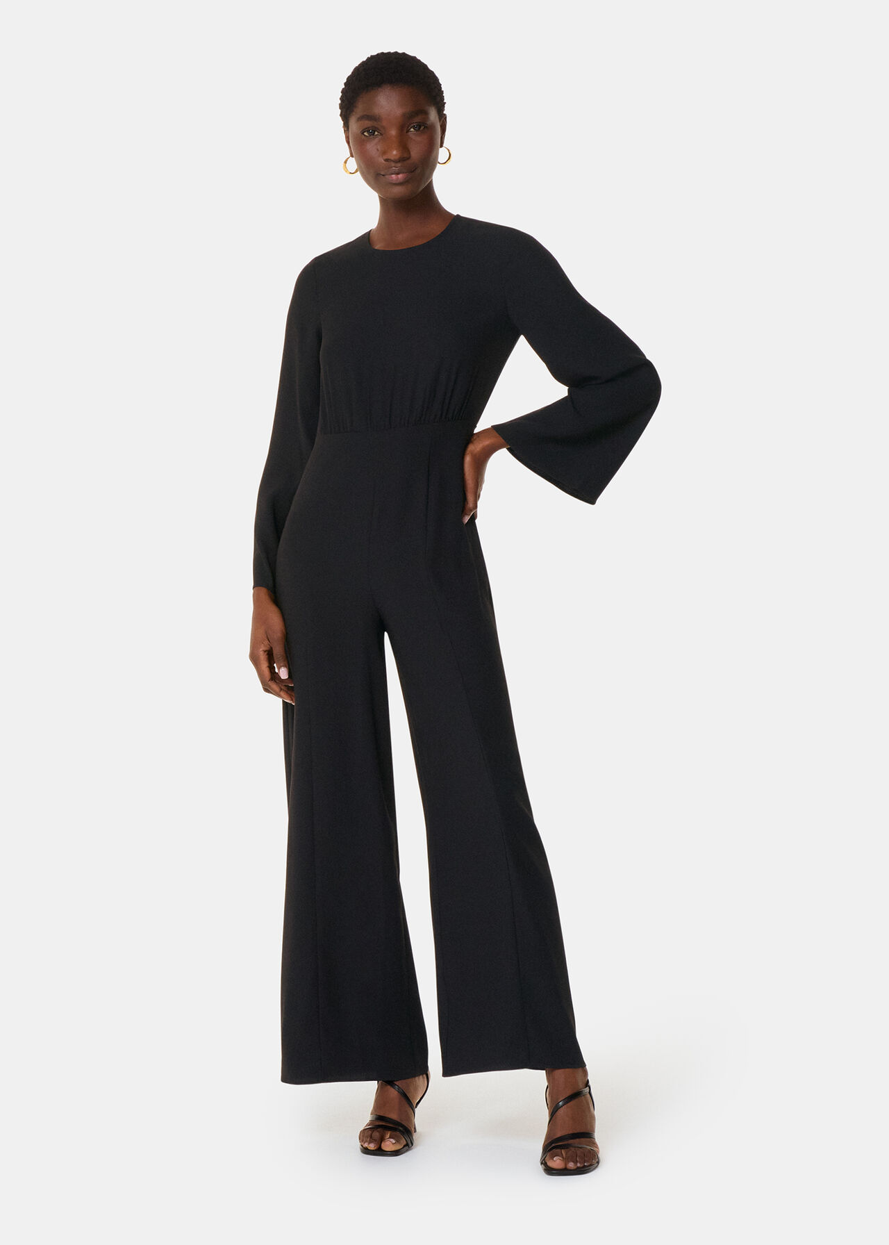 Petite Bonnie Gathered Jumpsuit