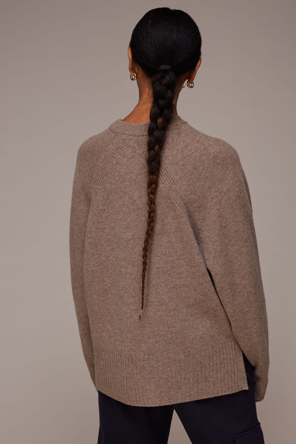 Boyfriend Crew Neck Knit