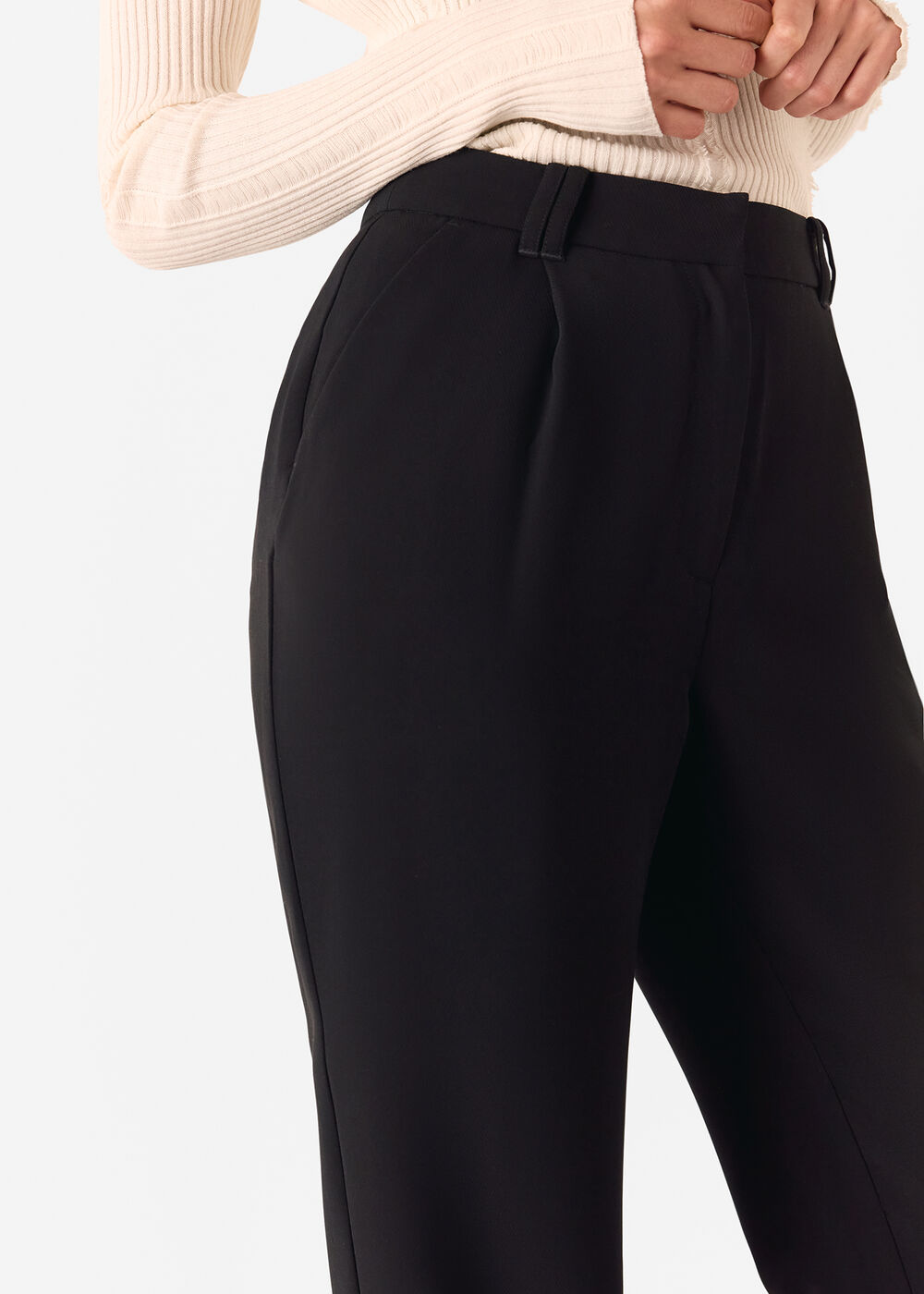 Harriet Tapered Crepe Trouser