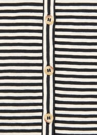 Jilly Stripe Button Top