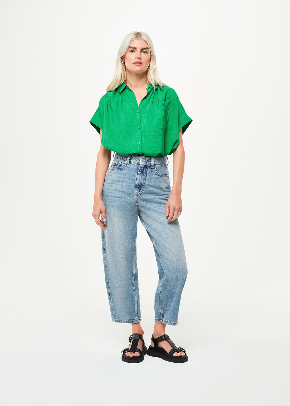 Petite Nicola Button Up Shirt