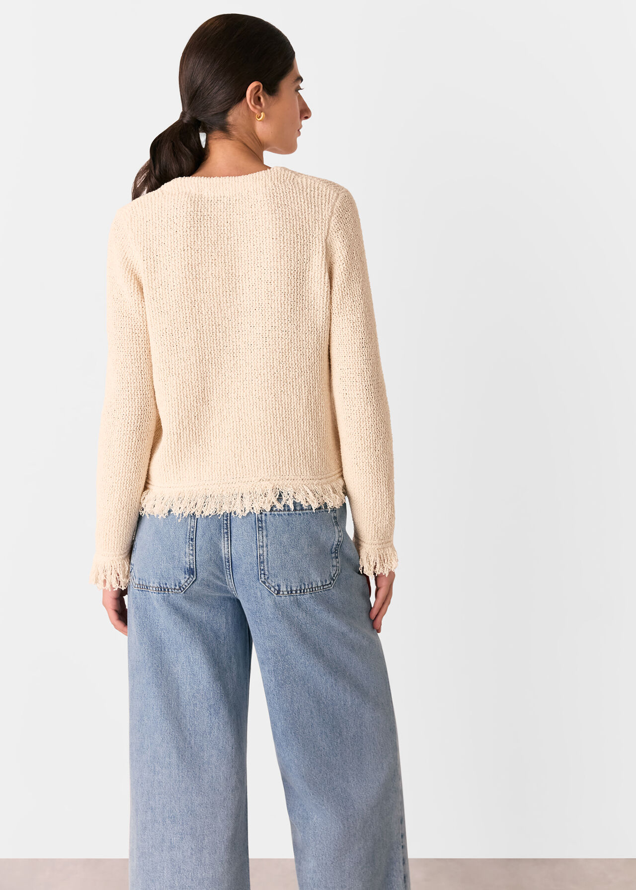 Fringe Detail Cardigan
