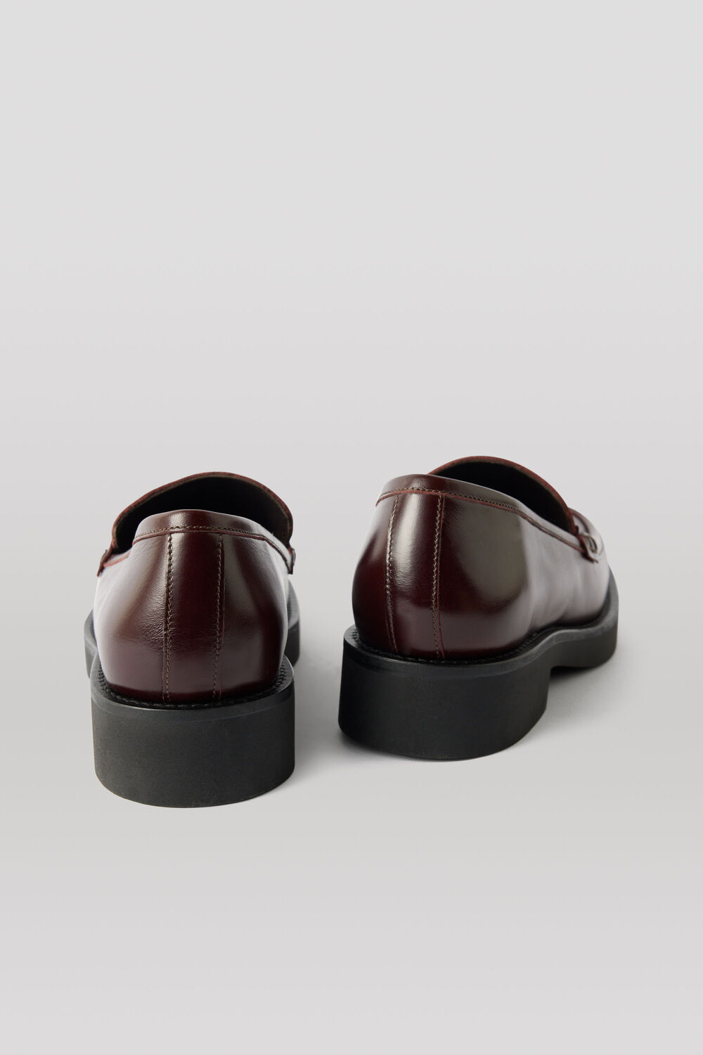 Square Toe Leather Loafer
