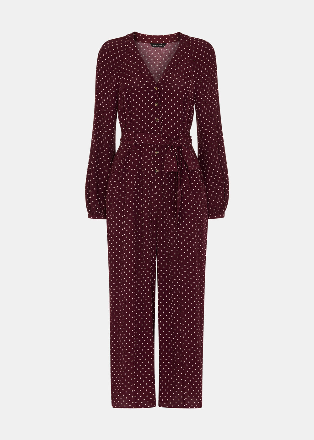 Lottie Spot Print Jumpsuit