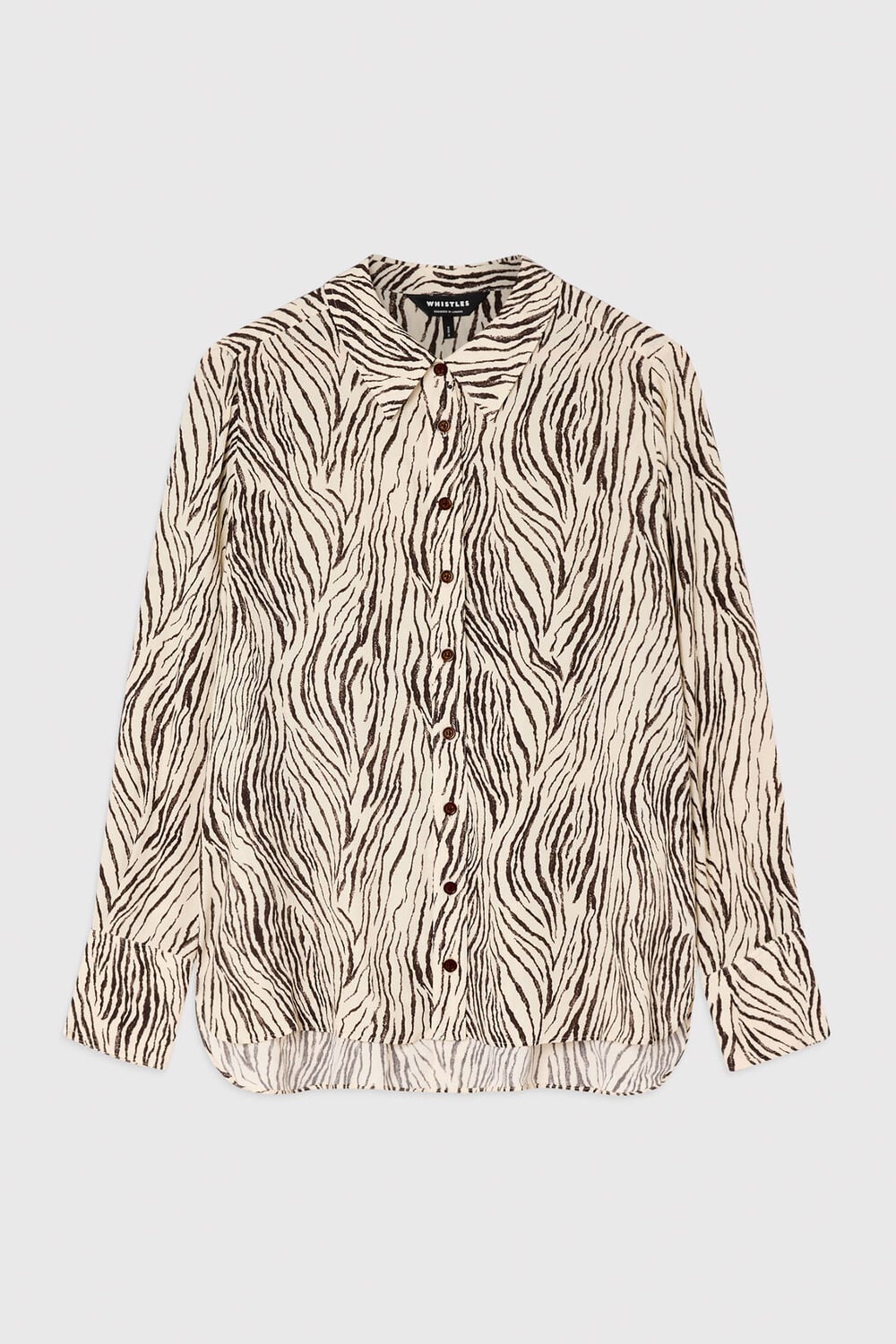 Zebra Button Through Shirt
