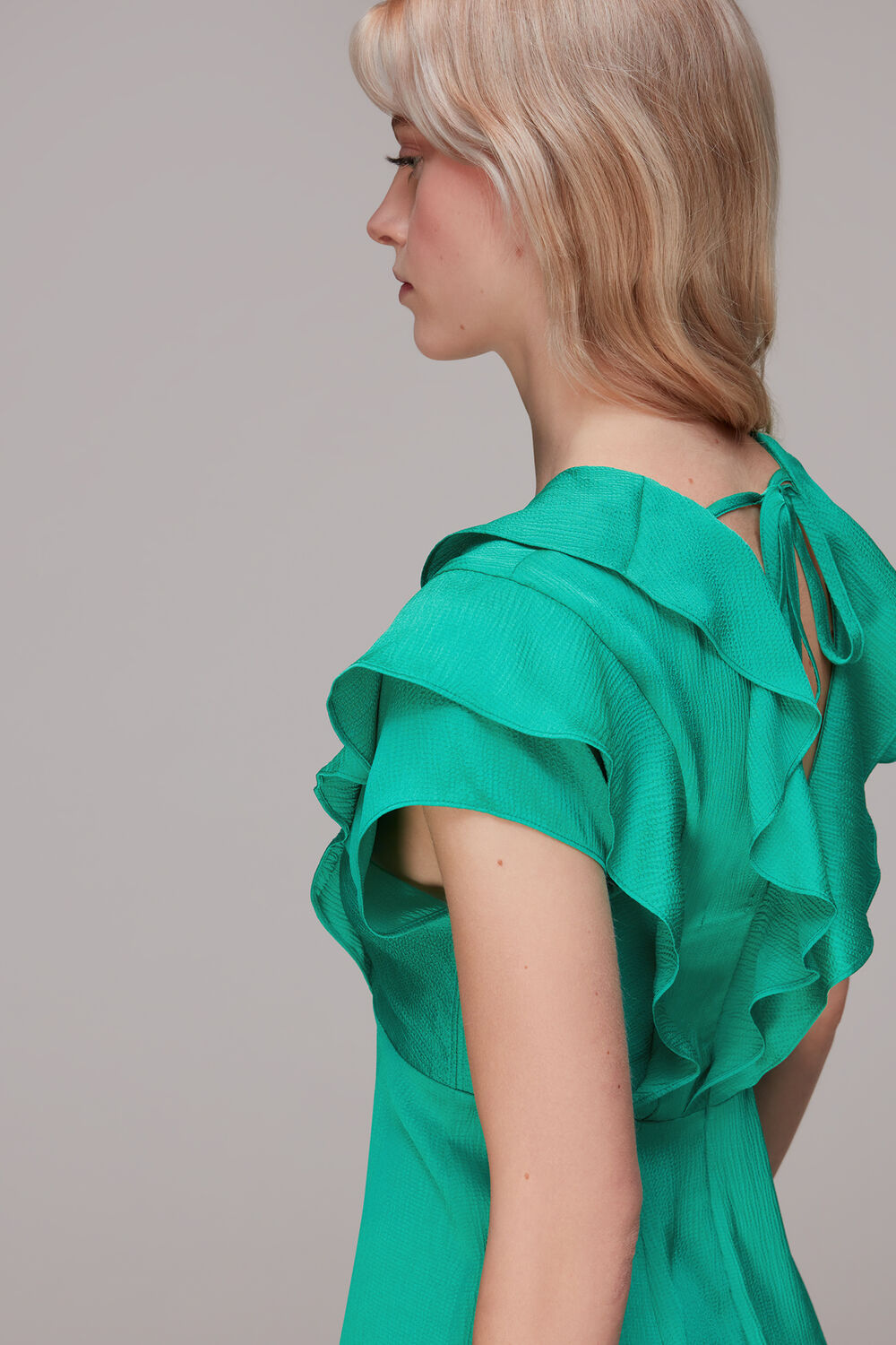 Adeline Frill Midi Dress