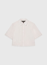 Broderie Cotton Shirt