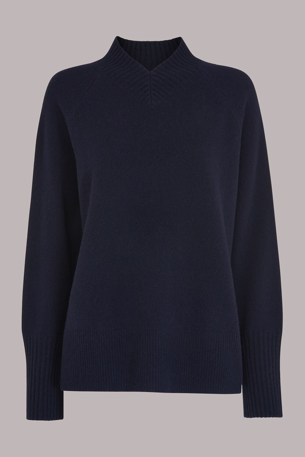 High V Neck Knit