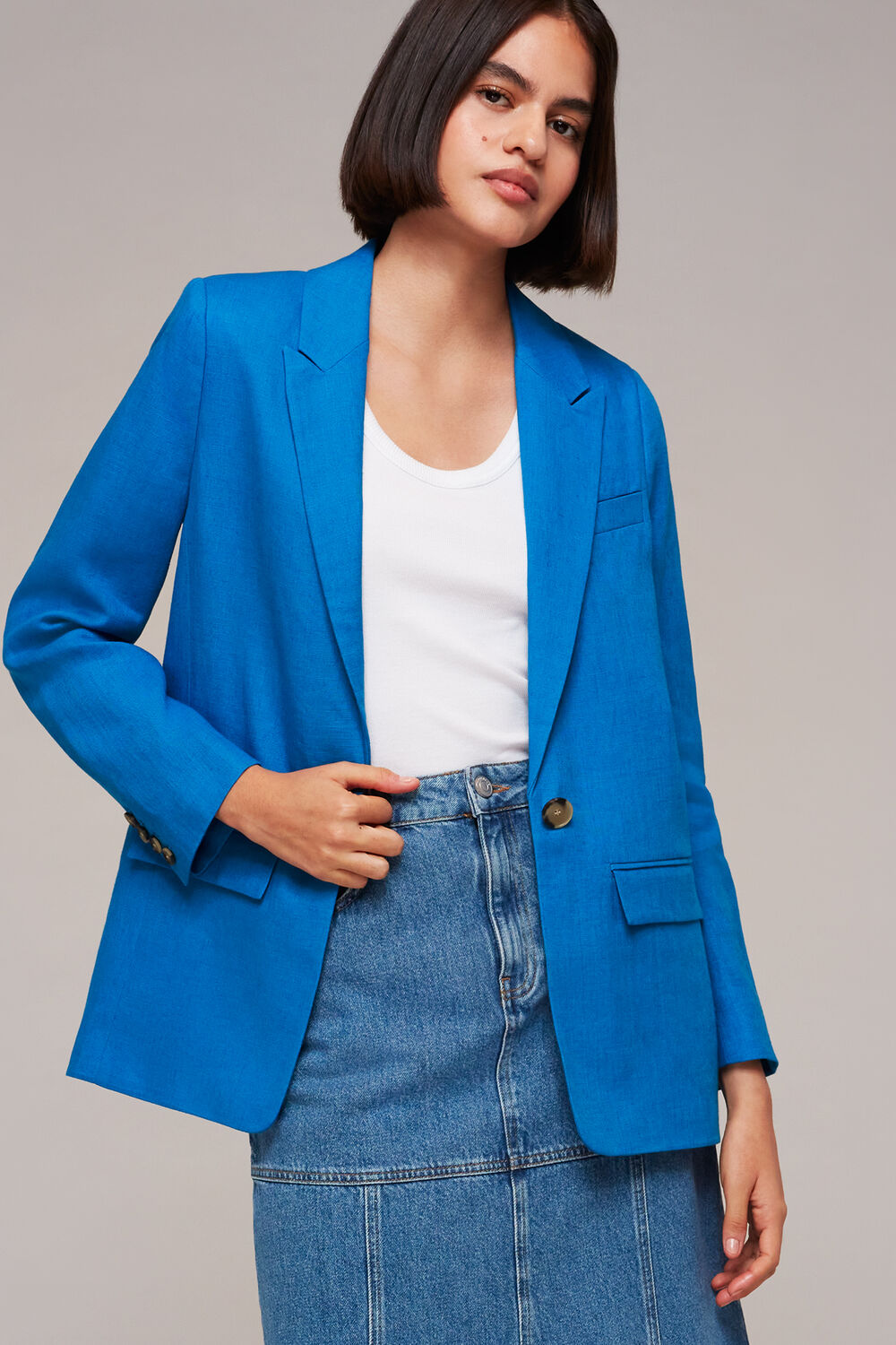 Lucy Linen Blazer