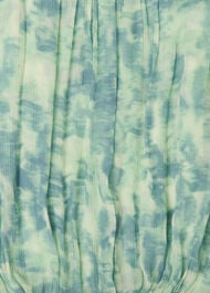 Petite Dashed Brush Marks Midi Dress