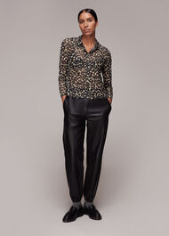 Smudge Animal Mesh Shirt
