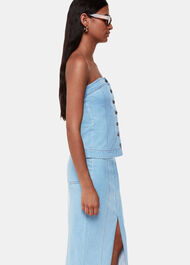 Denim Maxi Skirt