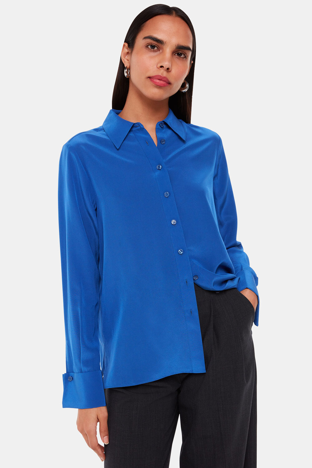 Blue Ultimate Silk Shirt