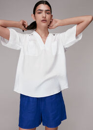 Alice Pocket Detail Top
