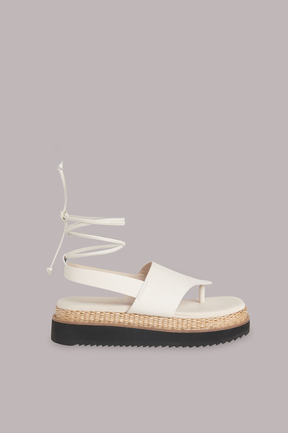 Lia Raffia Platform Sandal