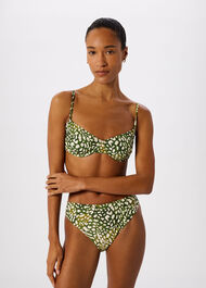 Animal Underwire Bikini Top