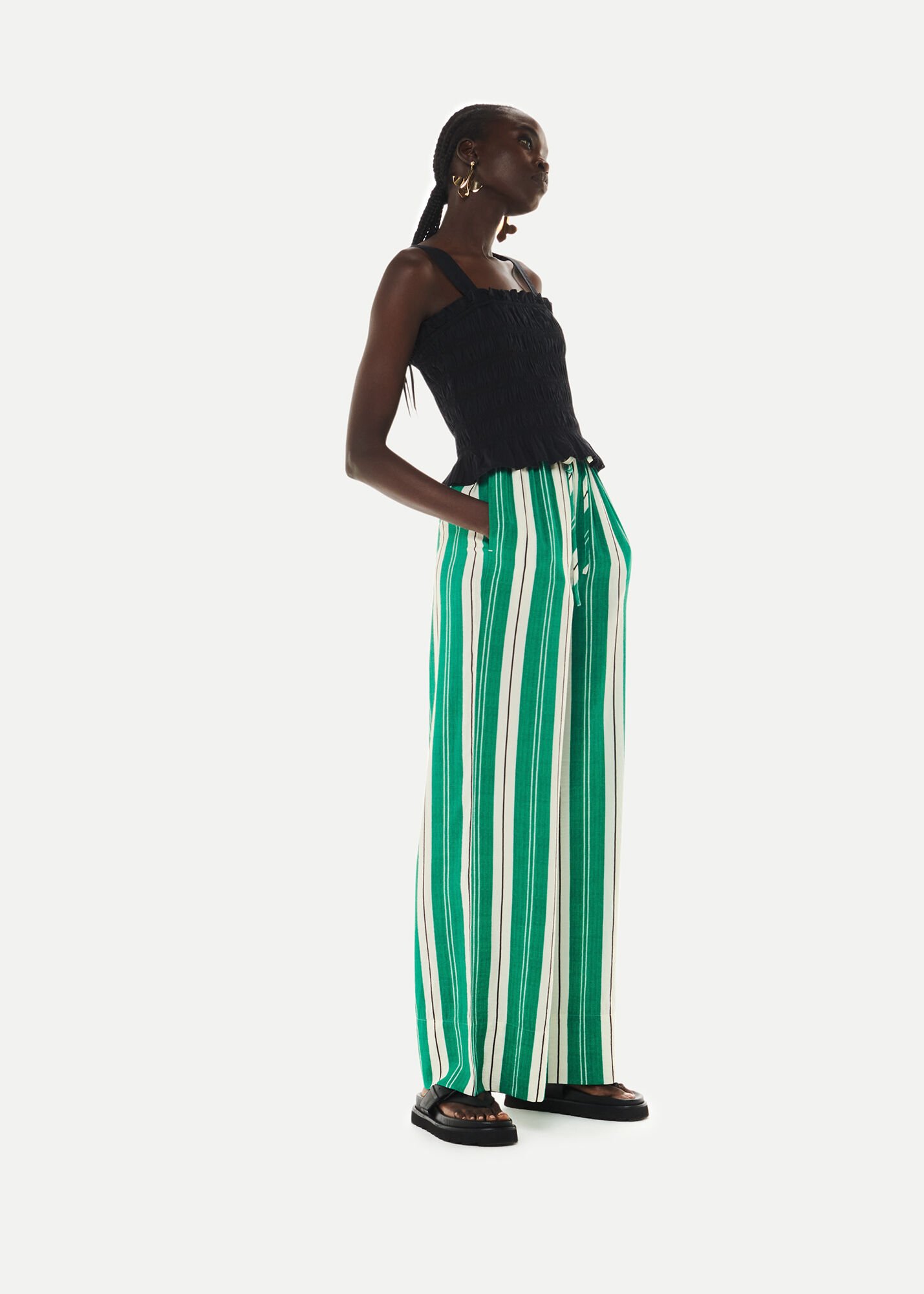Side stripe trousers a great solution and a midlife wedding   Midlifechic