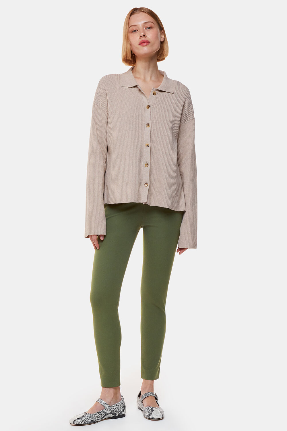 Khaki Super Stretch Pants&nbsp;