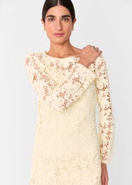 Floral Crochet Knit Dress