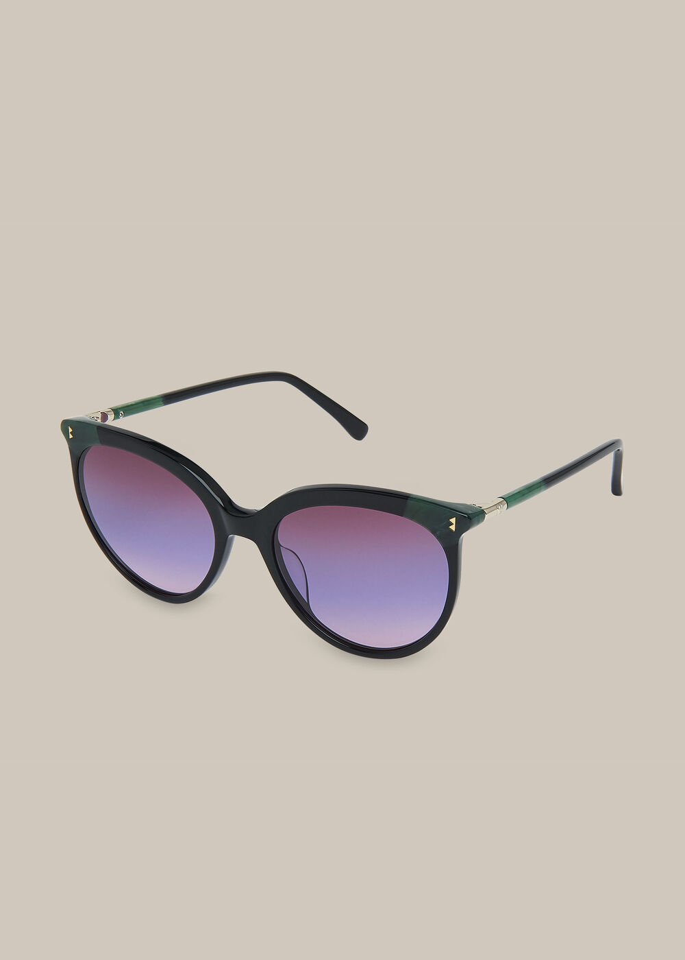 Black Maya Cat Eye Sunglasses