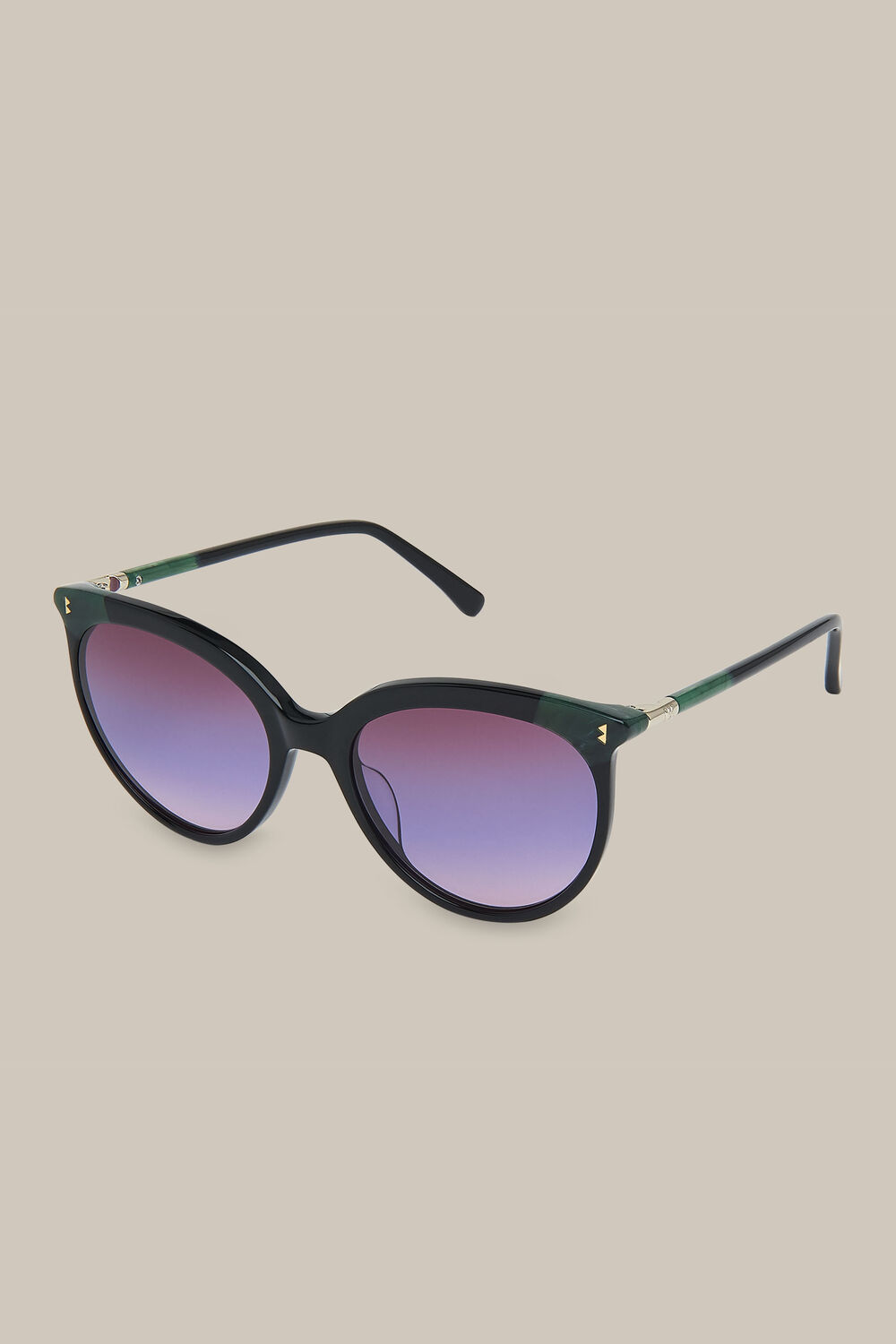 Maya Cat Eye Sunglasses Black/Multi