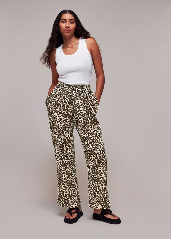 Animal Print Beach Pants 