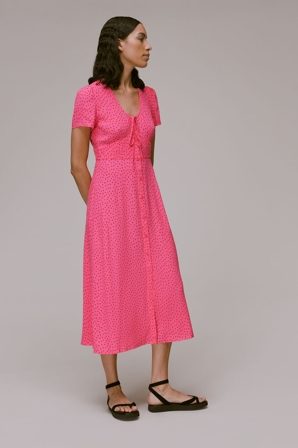 Heidi Spot Print Dress