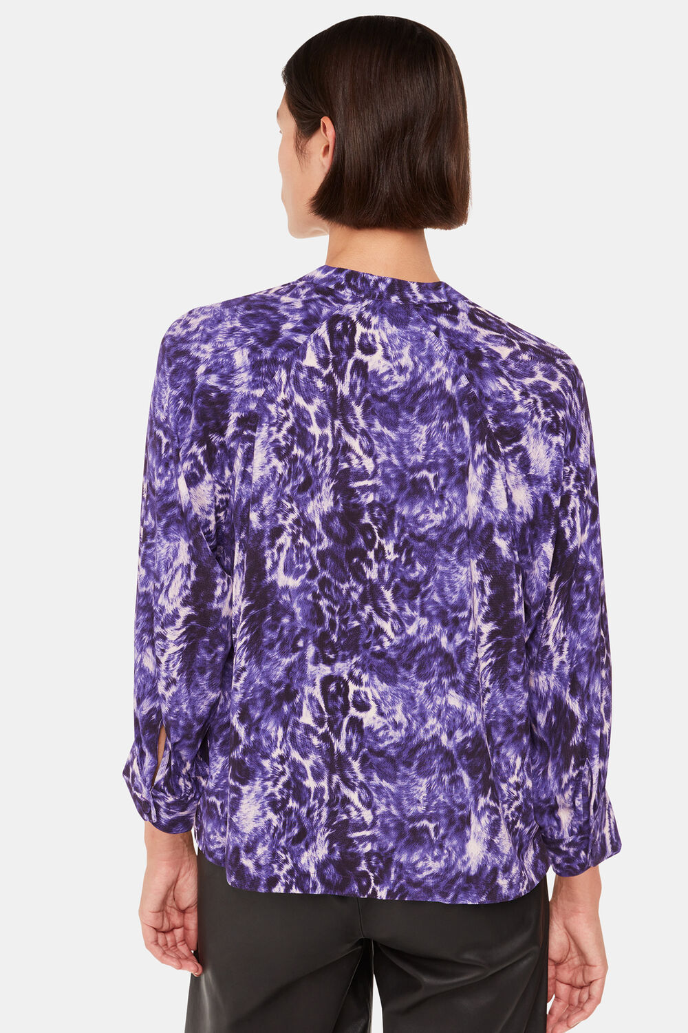 Glossy Leopard Raglan Shirt