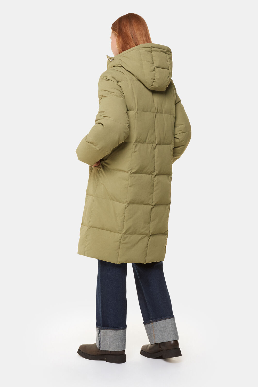 Khaki Una Puffa Coat